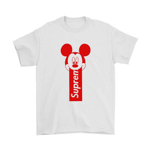 Supreme Mickey Mouse Funny Man's T-Shirt Tee Supreme Mickey Mouse Funny Man's T-Shirt Tee