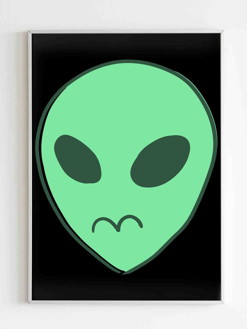 Steven Universe Peridot Alien Matte Poster