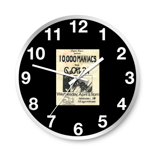 10000 Maniacs Clockwork At Safari Sam'S Huntington Beach California United States  Wall Clocks
