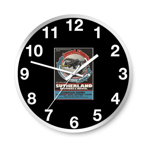 1975 European Tour Of Lynyrd Skynyrd  Wall Clocks