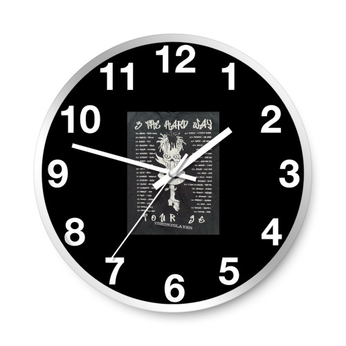 24-7 Spyz The Hard Way  Wall Clocks