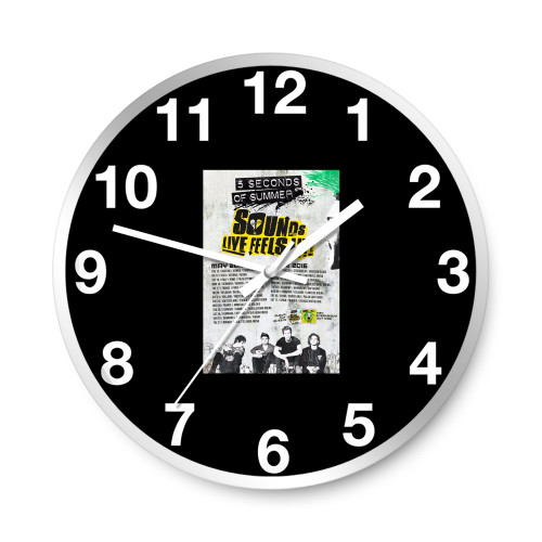 5 Seconds Of Summer 3  Wall Clocks