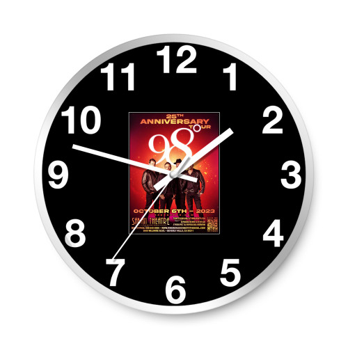 98 Degrees  Wall Clocks