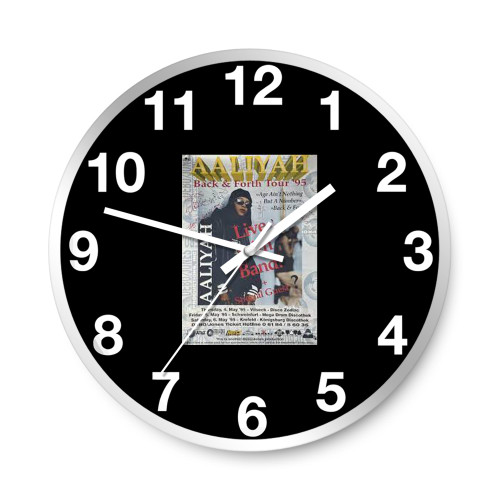 Aaliyah & Band Signed German  Wall Clocks