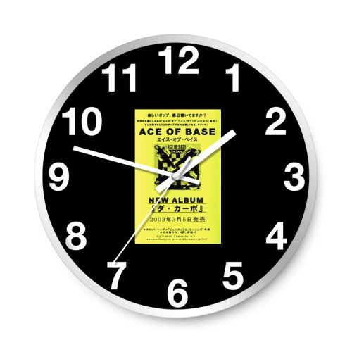 Ace Of Base 1  Wall Clocks