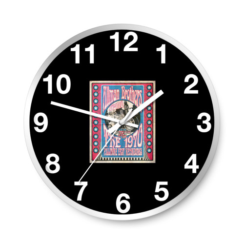 Allman Brothers Band Members Share Stories From 1971 Fillmore East Performances  Wall Clocks