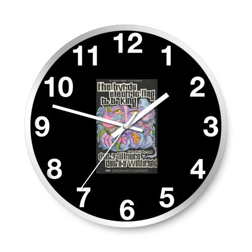 B.B. King The Byrds Electric Flag  Wall Clocks