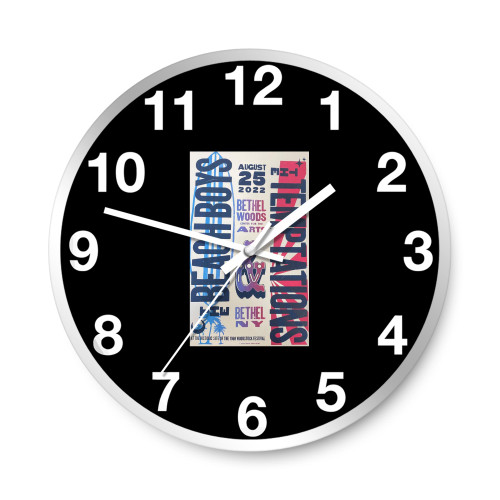 Beach Boys & Temptations 2022 Concert  Wall Clocks