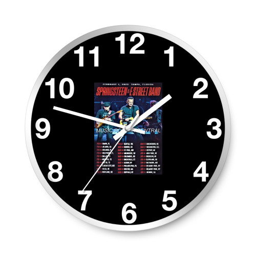 Bruce Springsteen & The E Street Band 2023 Tour 1  Wall Clocks