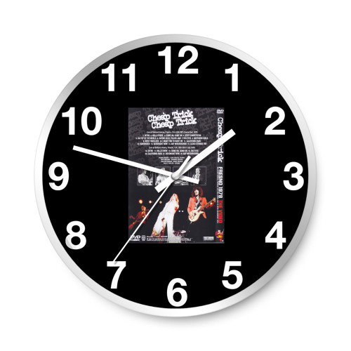 Cheap Trick Fresno 1978  Wall Clocks