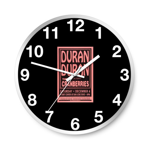 Duran Duran Vintage Concert  Wall Clocks