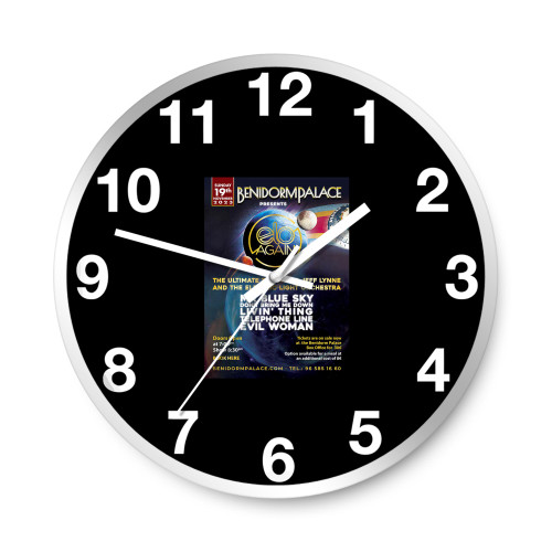 Elo Again In Benidorm  Wall Clocks