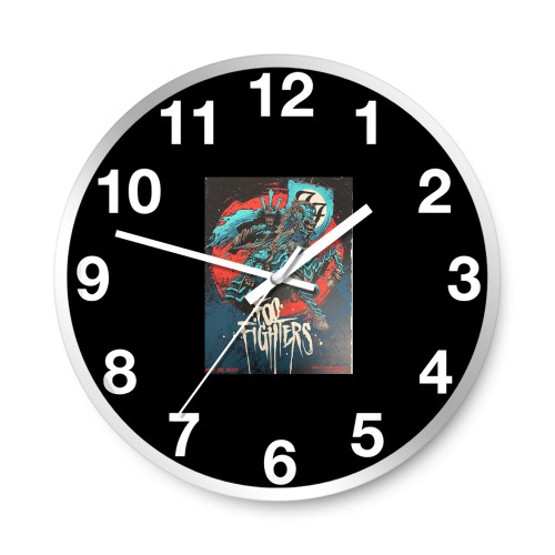 Foo Fighters 2020 Dan Dippel  Wall Clocks