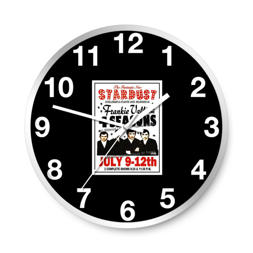 Frankie Valli The 4 Seasons Gig  Wall Clocks