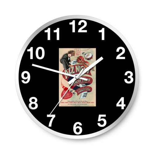 Jazz Night With Spencer Evans Trio  Wall Clocks