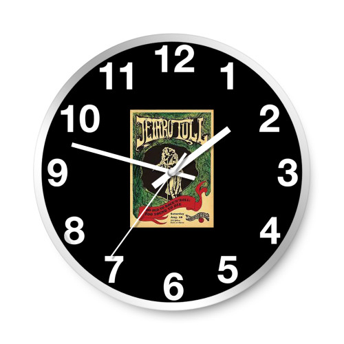 Jethro Tull Rock Band Art  Wall Clocks