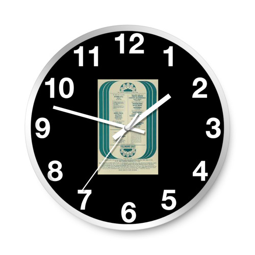 Jethro Tull Vintage Concert 2  Wall Clocks