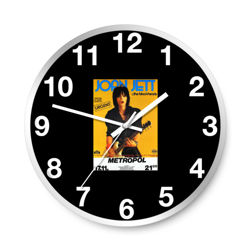 Joan Jett & The Blackhearts Concert  Wall Clocks