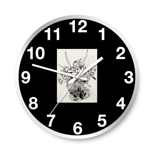Kepi Ghoulie Phantom Jets Run Dmc Concert  Wall Clocks