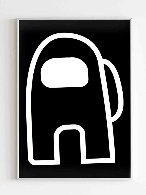 Among Us Game Logo Matte Poster