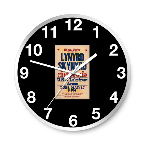 Lynyrd Skynyrd 1988 Concert  Wall Clocks