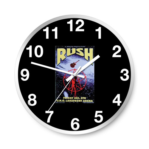 Matt Getz 1996 Rush Concert  Wall Clocks