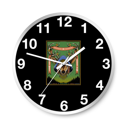 Modest Mouse Brand New For Uc Berkeley Greek Theatre  Wall Clocks