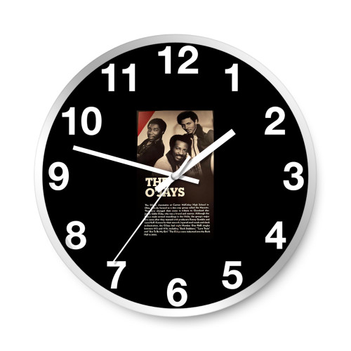 Ojays And Love Train  Wall Clocks