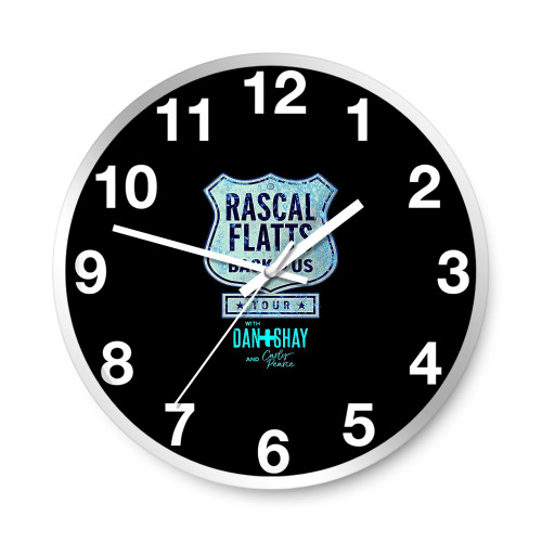Rascal Flatts Back To Us Tour  Wall Clocks