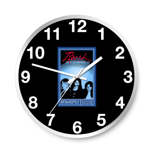 Rush Concert  Wall Clocks