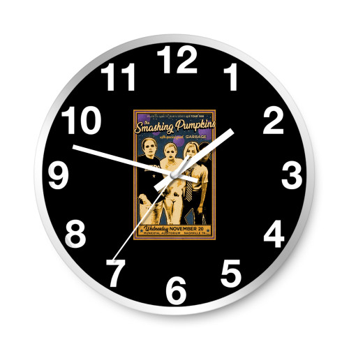 Smashing Pumpkins Concert 1  Wall Clocks