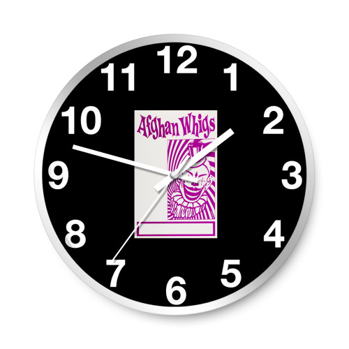 The Afghan Whigs Tour Blank Concert  Wall Clocks