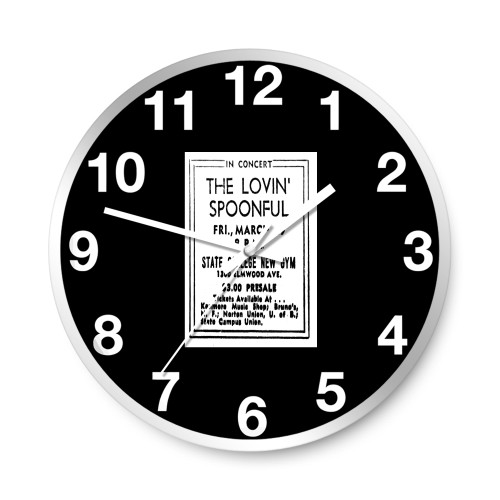 The Lovin Spoonful Concert 1  Wall Clocks
