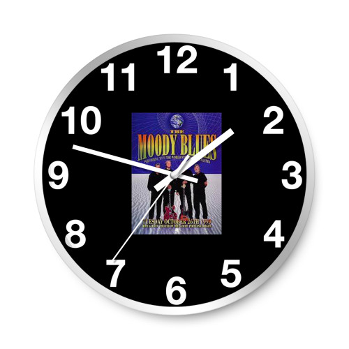 The Moody Blues Vintage Concert (2)  Wall Clocks