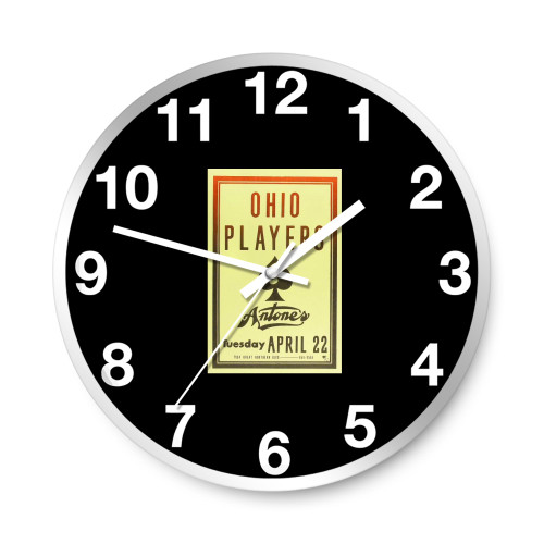 The Ohio Players Vintage Concert  Wall Clocks