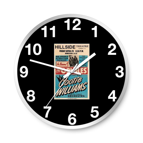 The Orioles And Cootie Williams 1952 Concert  Wall Clocks