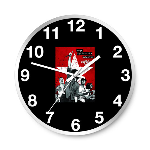 The Rage Factor Rage Against The Machine Live From London  Wall Clocks