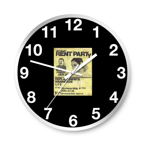The Replacements  Wall Clocks