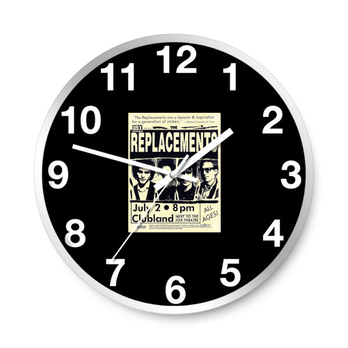 The Replacements 1991  Wall Clocks