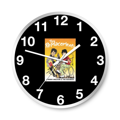 The Replacements Autographed Concert  Wall Clocks