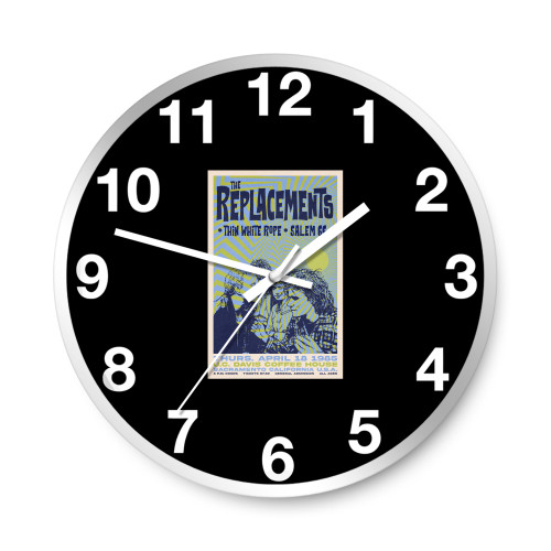 The Replacements Concert  Wall Clocks