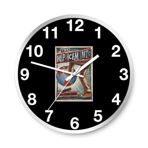 The Replacements Concert 2  Wall Clocks