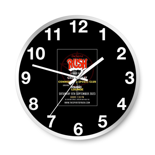 The Spirit Of Rush  Wall Clocks