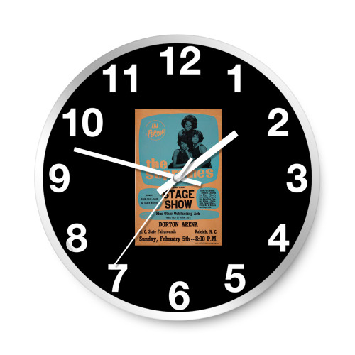 The Supremes 1967 Raleigh North Carolina Concert  Wall Clocks