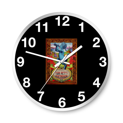 Tom Petty & The Heartbreakers Vintage Concert 2  Wall Clocks