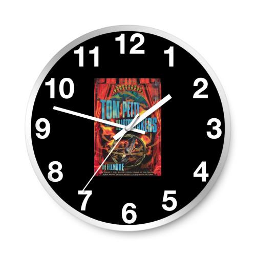 Tom Petty & The Heartbreakers Vintage Concert 4  Wall Clocks