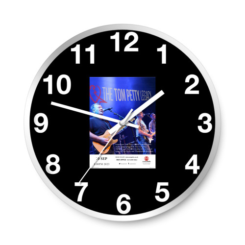 Tom Petty Legacy In Concert Cardiff Wales  Wall Clocks