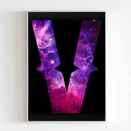 Verzuz Logo Galaxy Matte Poster