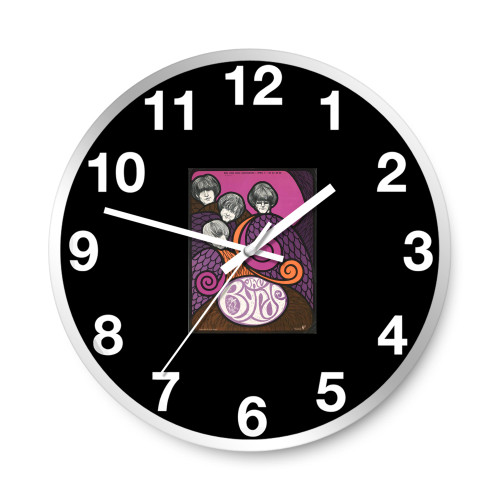 Vintage Of The Byrds  Wall Clocks