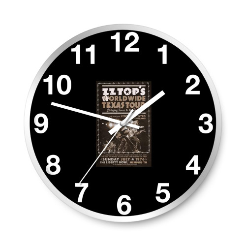 Zz Top Concert  Wall Clocks